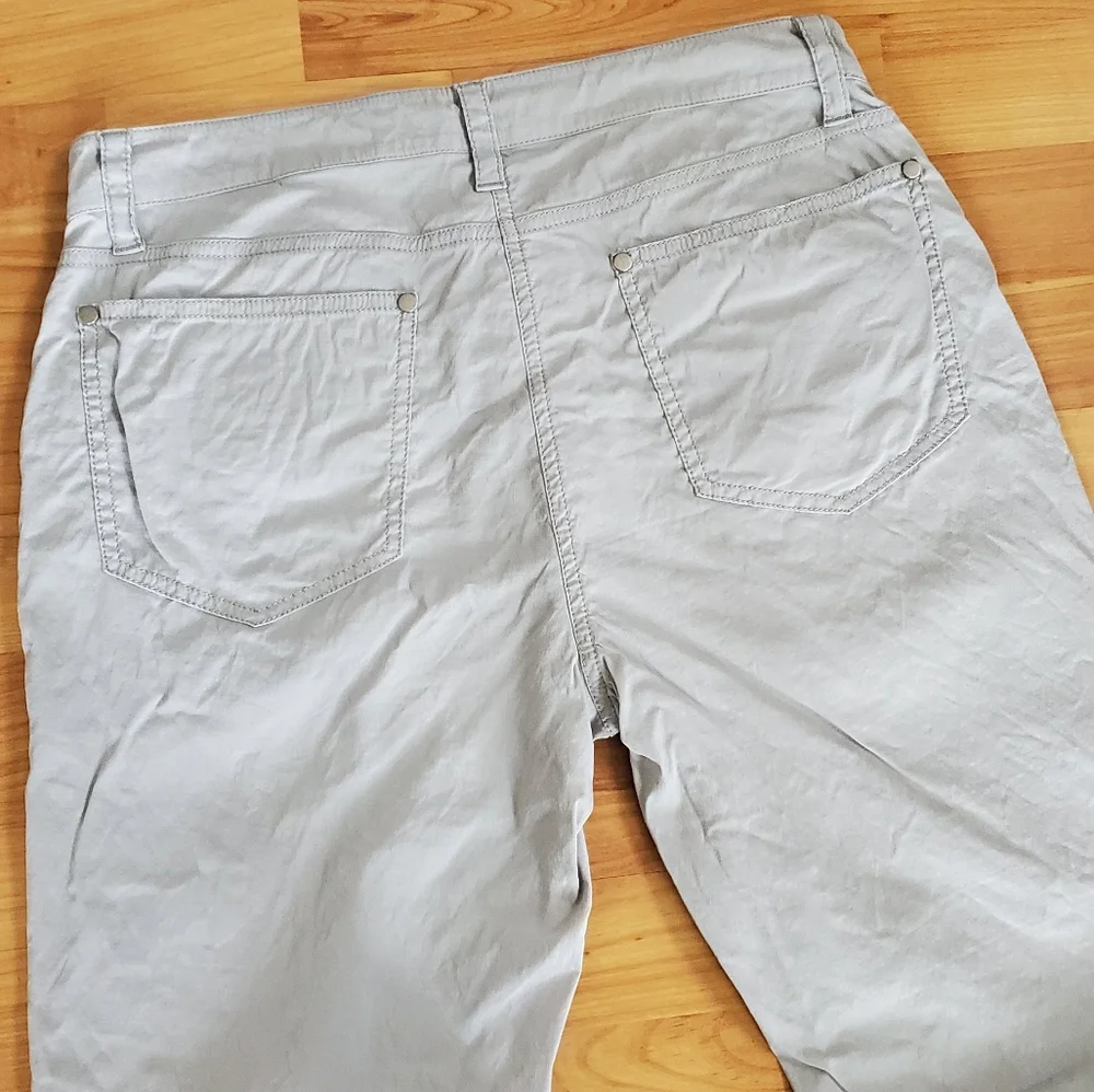 Eileen Fisher Viscose Linen Straight Jean Pants 6